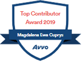 Top Contributor AVVO Badge 2019